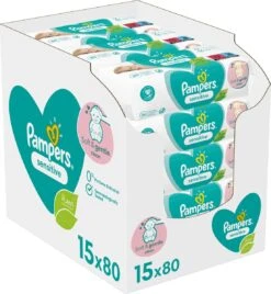 Pampers® Pampers Sensitive Billendoekjes - 1200 Doekjes -Aanbiedingen BIBS Winkel 1105x1200 2