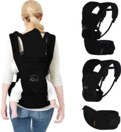 Deryan Pack Luxe Ergonomische Draagzak - Babydrager + Opbergvakjes - Zwart 19 Deryan Pack Luxe Ergonomische Draagzak - Babydrager + Opbergvakjes - Zwart -Aanbiedingen BIBS Winkel 1105x1200 7