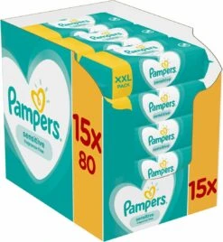 Pampers® Pampers Sensitive Billendoekjes - 1200 Doekjes -Aanbiedingen BIBS Winkel 1107x1200