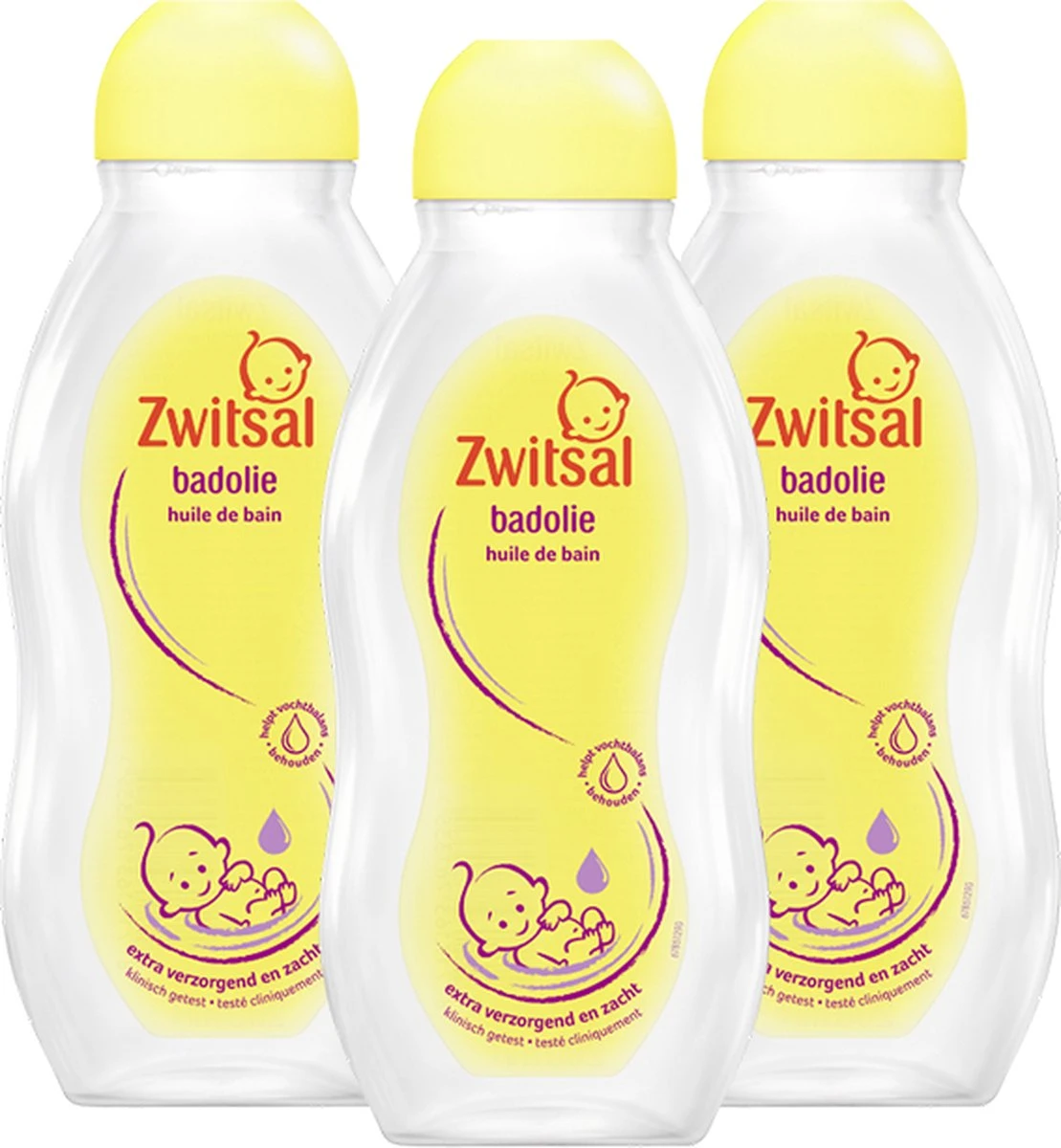 Zwitsal - Baby Badolie - 3 X 200ml - Voordeelpack 1 Zwitsal - Baby Badolie - 3 X 200ml - Voordeelpack