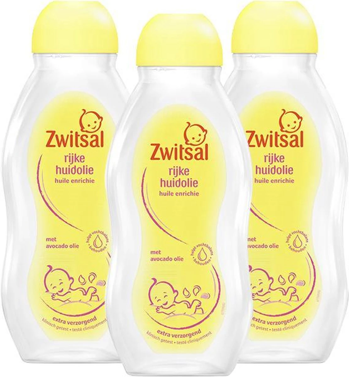 Zwitsal Baby - Rijke Huidolie - 3 X 200ml - Voordeelverpakking 1 Zwitsal Baby - Rijke Huidolie - 3 X 200ml - Voordeelverpakking