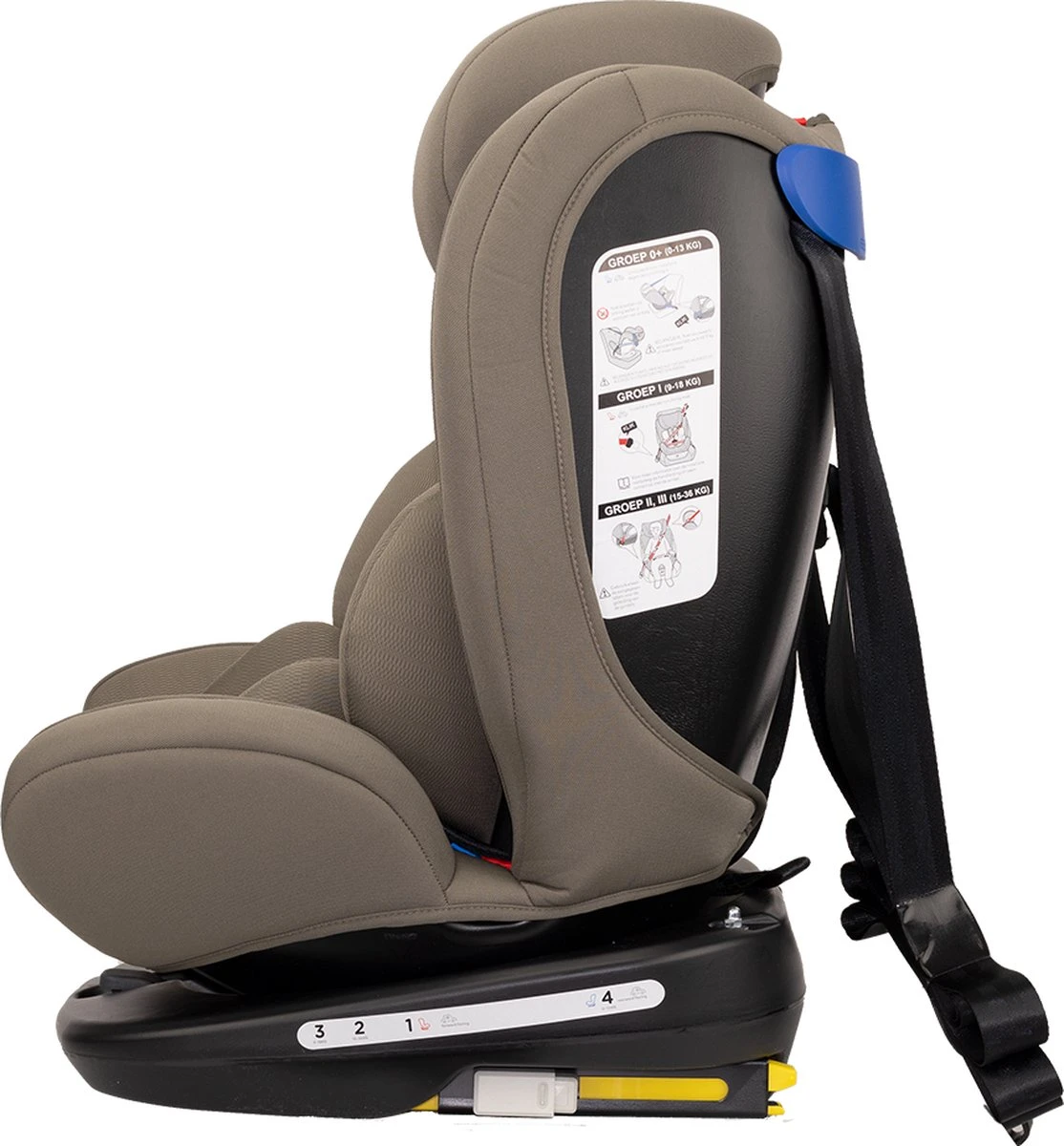 Autostoel Novi Baby® Goliath Premium 0-1-2-3 Isofix Rotation Dark Taupe 8 Autostoel Novi Baby® Goliath Premium 0-1-2-3 Isofix Rotation Dark Taupe - Afbeelding 8