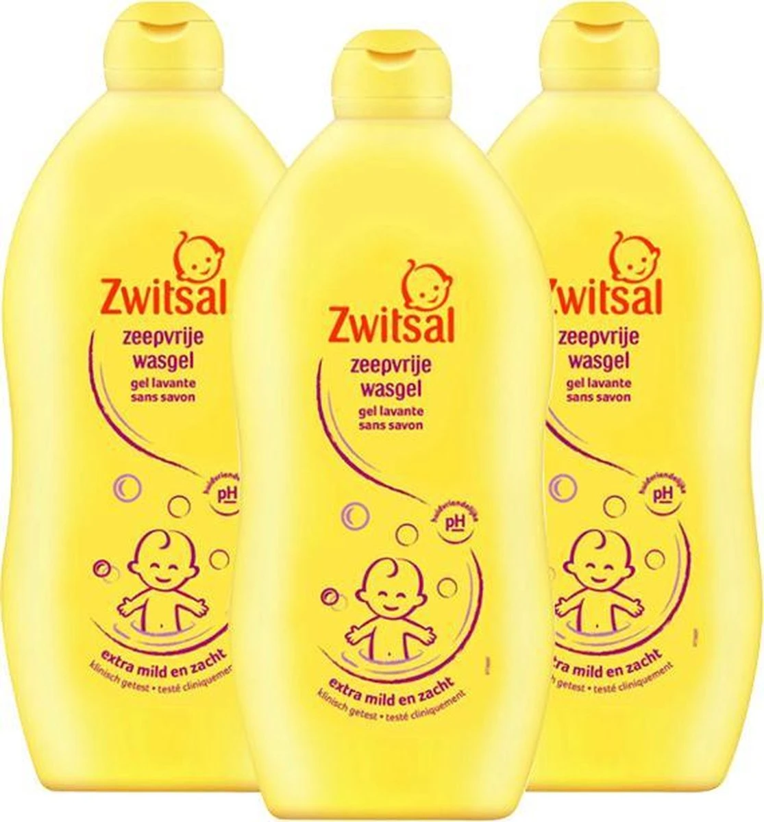 Zwitsal Baby - Zeepvrije Wasgel - 3 X 200ml - Voordeelverpakking 1 Zwitsal Baby - Zeepvrije Wasgel - 3 X 200ml - Voordeelverpakking