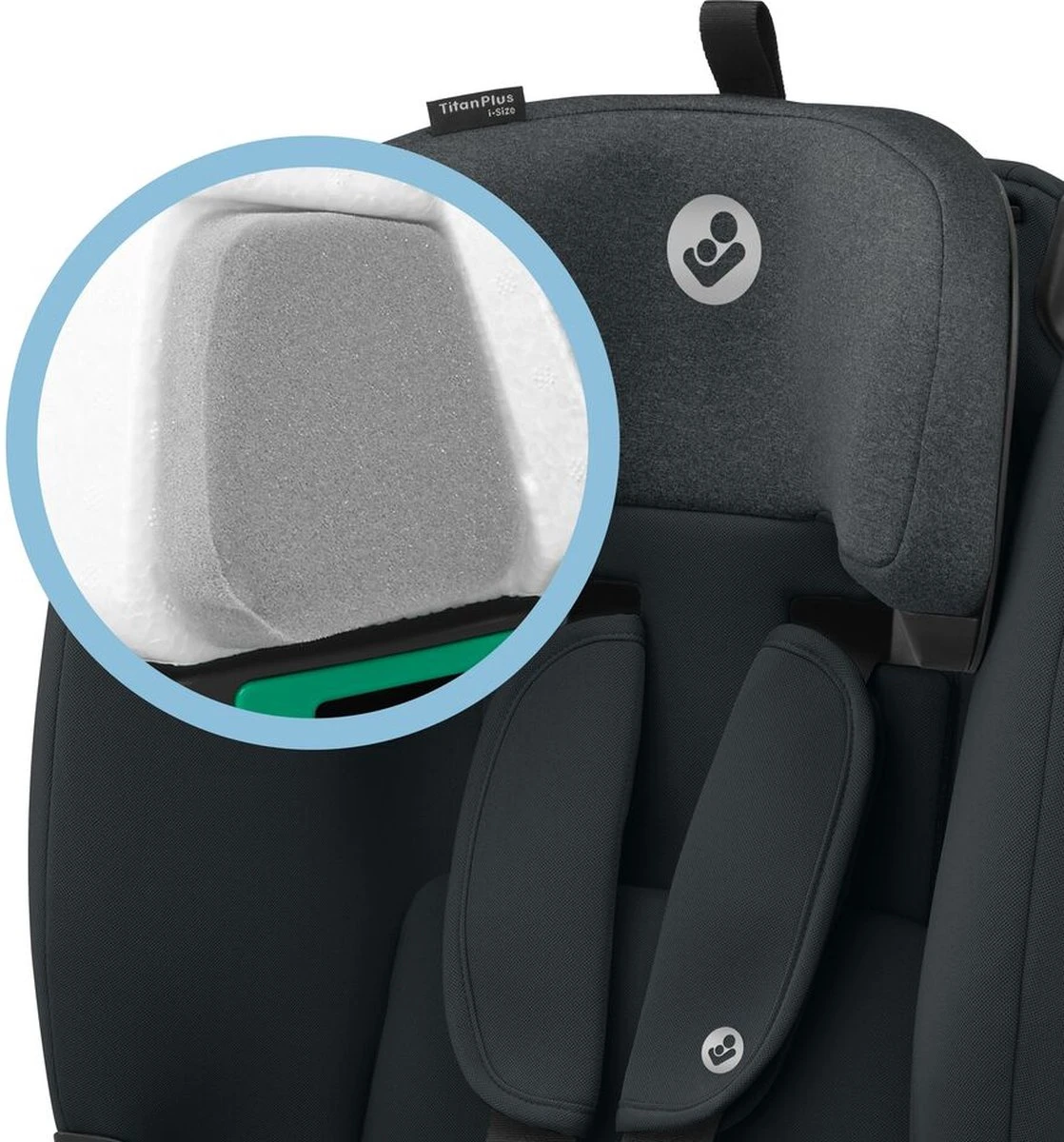 Maxi-Cosi Titan Plus I-Size Autostoeltje - Authentic Graphite - Vanaf Ca. 15 Maanden Tot 12 Jaar 4 Maxi-Cosi Titan Plus I-Size Autostoeltje - Authentic Graphite - Vanaf Ca. 15 Maanden Tot 12 Jaar - Afbeelding 4