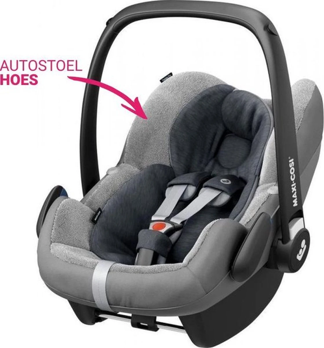 Maxi-Cosi Pebble/Rock Autostoeltjes Zomerhoes - Fresh Grey 2 Maxi-Cosi Pebble/Rock Autostoeltjes Zomerhoes - Fresh Grey - Afbeelding 2