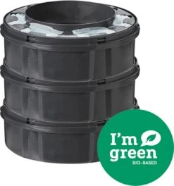 Tommee Tippee Twist & Click Milieuvriendelijke Luieremmer Navulling - Duurzaam Geproduceerde Greenfilm - 3 Stuks
