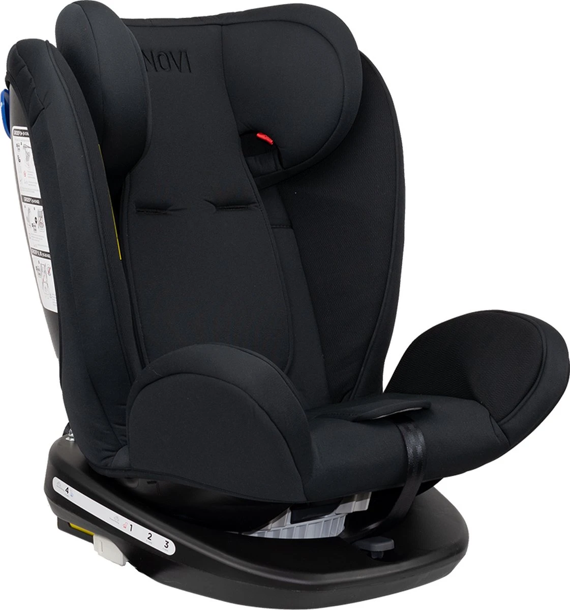 Autostoel Novi Baby® Goliath Premium 0-1-2-3 Isofix Rotation All Black 6 Autostoel Novi Baby® Goliath Premium 0-1-2-3 Isofix Rotation All Black - Afbeelding 6