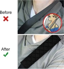 BOTC Gordelhoezen - Schouderhoezen - Gordelkussen - Auto Gordel Beschermer - 2 Stuks Gordelbeschermer - Universele Autogordel Cover -Aanbiedingen BIBS Winkel 1123x1200 5