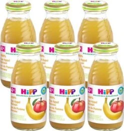 HiPP BIO Sap Appel Banaan Vanaf 4 Maanden - 6 Stuks 200ml