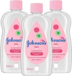 Johnson's Baby Olie 3 X Normaal 300ml- Voordeelverpakking