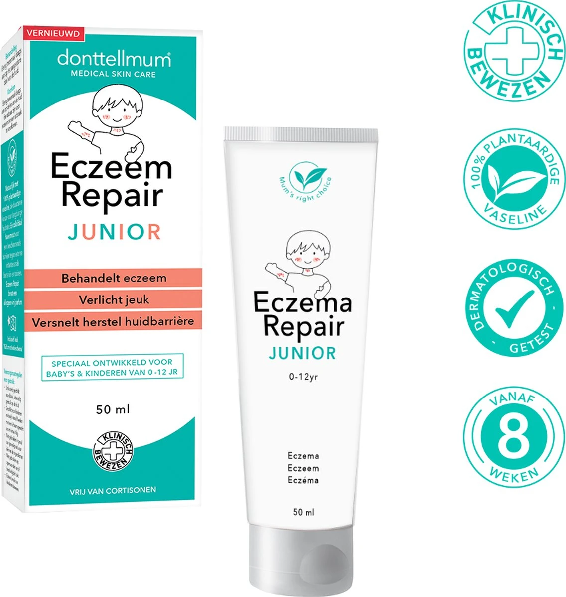 Donttellmum - Eczeem Repair Creme - 50 Ml 7 Donttellmum - Eczeem Repair Creme - 50 Ml - Afbeelding 7