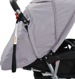 VidaXL Kinderwagen Dubbel Staal Grijs En Zwart -Aanbiedingen BIBS Winkel 1137x1200 14