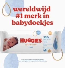 Huggies Billendoekjes - Pure Extra Care - 8 X 56 Stuks - 448 Doekjes - Voordeelverpakking -Aanbiedingen BIBS Winkel 1138x1200 2