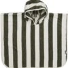 Jollein Badponcho Stripe Terry - Leaf Green - GOTS