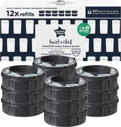 Tommee Tippee Twist & Click Milieuvriendelijke Luieremmer Navulling - Duurzaam Geproduceerde Greenfilm - 12 Stuks 13 Tommee Tippee Twist & Click Milieuvriendelijke Luieremmer Navulling - Duurzaam Geproduceerde Greenfilm - 12 Stuks -Aanbiedingen BIBS Winkel 1144x1200 1