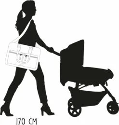 Kidzroom Black And White Luiertas - Zwart - Ophanglussen Kinderwagen - Verschoonmatje - Verstelbare Schouderband -Aanbiedingen BIBS Winkel 1144x1200 7