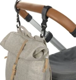 LÄSSIG Luiertas Rolltop Backpack Rugzak Incl Verschoningsmatje Choco Mélange Limited Edition -Aanbiedingen BIBS Winkel 1145x1200 3