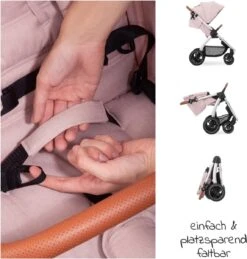 Hauck UpTown Buggy - Met één Hand Opvouwbaar - Roze -Aanbiedingen BIBS Winkel 1146x1200 13