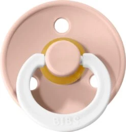 Bibs Fopspeen - Maat 2 6-18 Maanden - 2 Stuks - Blush Glow In The Dark