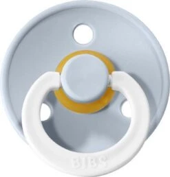 BIBS Fopspeen - BABYBLUE GLOW- Glow In The Dark Speen Maat 1 - T1 Leeftijd: 0-6- Maanden