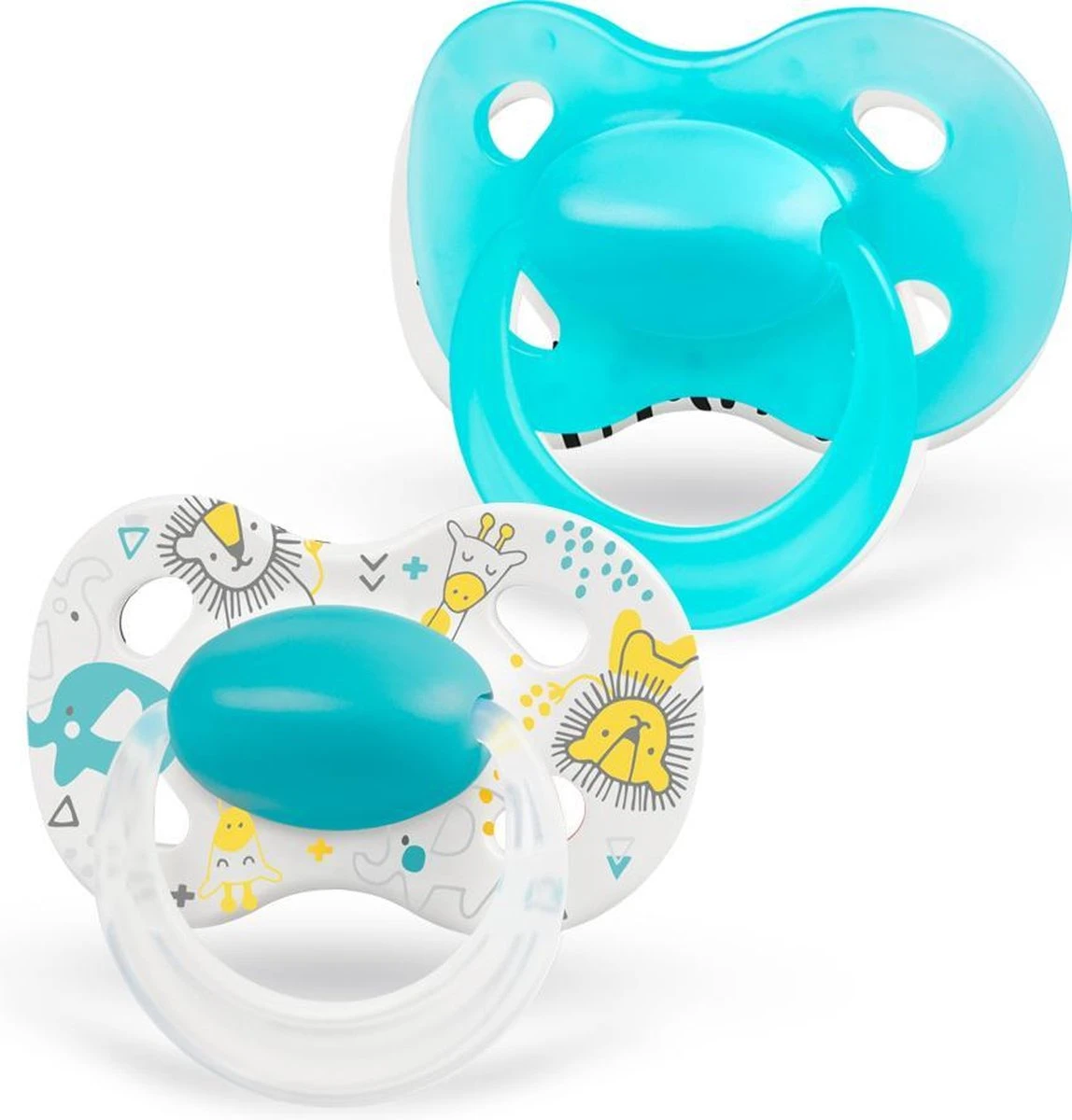 Medela Baby Fopspeen Original Hoge Acceptatie Orthdontisch Ergonomische Vorm - Turquoise Blauw - 18+ Maanden - 2 Stuks 1 Medela Baby Fopspeen Original Hoge Acceptatie Orthdontisch Ergonomische Vorm - Turquoise Blauw - 18+ Maanden - 2 Stuks