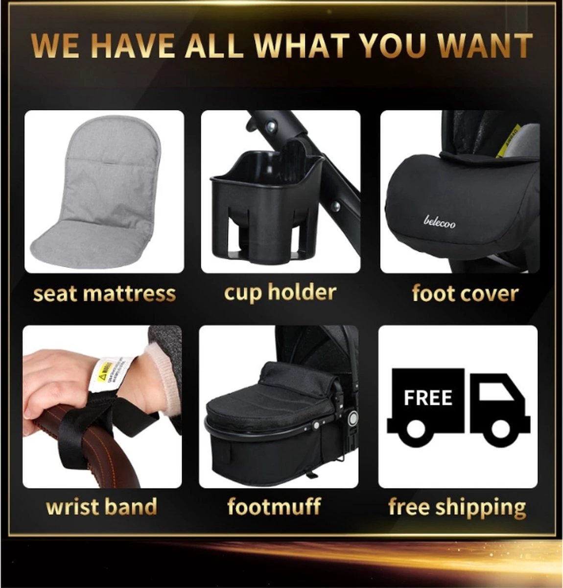 Merkloos 3 In 1 Kinderwagen - Buggy - Opklapbare Wandelwagen - Opvouwbaar - Kinderwagen 3 In 1 - Wandelwagen - Kinderwagens - Kinderwagen 3 In 1 Incl Autostoel - Wandelwagen Baby - Maxi-Cosi 3 Merkloos 3 In 1 Kinderwagen - Buggy - Opklapbare Wandelwagen - Opvouwbaar - Kinderwagen 3 In 1 - Wandelwagen - Kinderwagens - Kinderwagen 3 In 1 Incl Autostoel - Wandelwagen Baby - Maxi-Cosi - Afbeelding 3