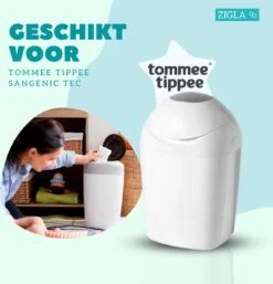 Zigla – 3x Luieremmer Navulling – Navulcassette - Geschikt Voor Tommee Tippee Sangenic Tec -Aanbiedingen BIBS Winkel 1152x1200 1