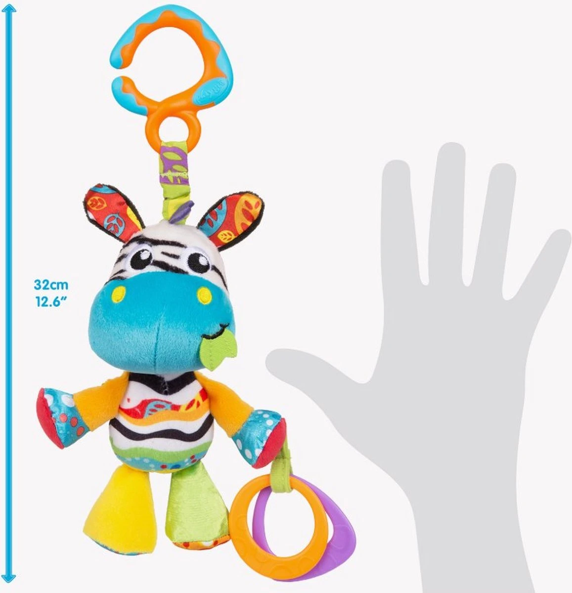 Playgro Zoe Zebra Hangspeeltje P0186979 5 Playgro Zoe Zebra Hangspeeltje P0186979 - Afbeelding 5