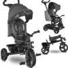 Merkloos Kinderwagen - 3 In 1 Kinderwagen - Duwfiets - Driewieler - Tot 25 Kg - Tot 36+ Maanden - Met Duwstang - Kinder Wagen - Kinder Driewieler - Buggy - Duwfiets