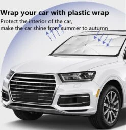 TDR - Zonnescherm / Autoparaplu - Binnenkant Voorruit Auto - Opvouwbaar - Hitte En UV Bescherming - 122 X 65 Cm -Aanbiedingen BIBS Winkel 1161x1200 10