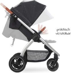 Hauck UpTown Buggy - Met één Hand Opvouwbaar - Zwart -Aanbiedingen BIBS Winkel 1162x1200 11
