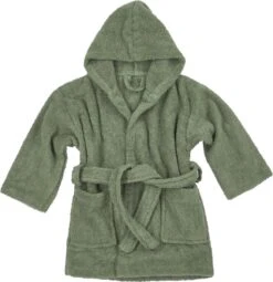 Meyco Badjas Basic Badstof - Forest Green - 86/92