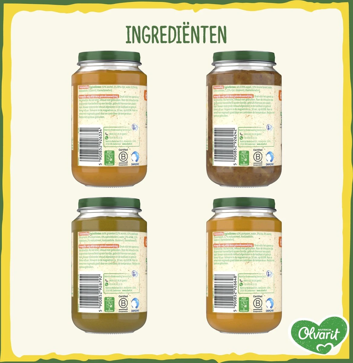 Olvarit Variatiemenu Maaltijd 6 Mnd 7 Olvarit Variatiemenu Maaltijd 6 Mnd - Afbeelding 7