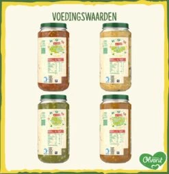 Olvarit Variatiemenu Babymaaltijd 12+ Maanden - Versie 2 - 4 Smaken - 12 X 250g -Aanbiedingen BIBS Winkel 1168x1200 12