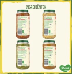 Olvarit Variatiemenu Babymaaltijd 12+ Maanden - Versie 2 - 4 Smaken - 12 X 250g -Aanbiedingen BIBS Winkel 1168x1200 13