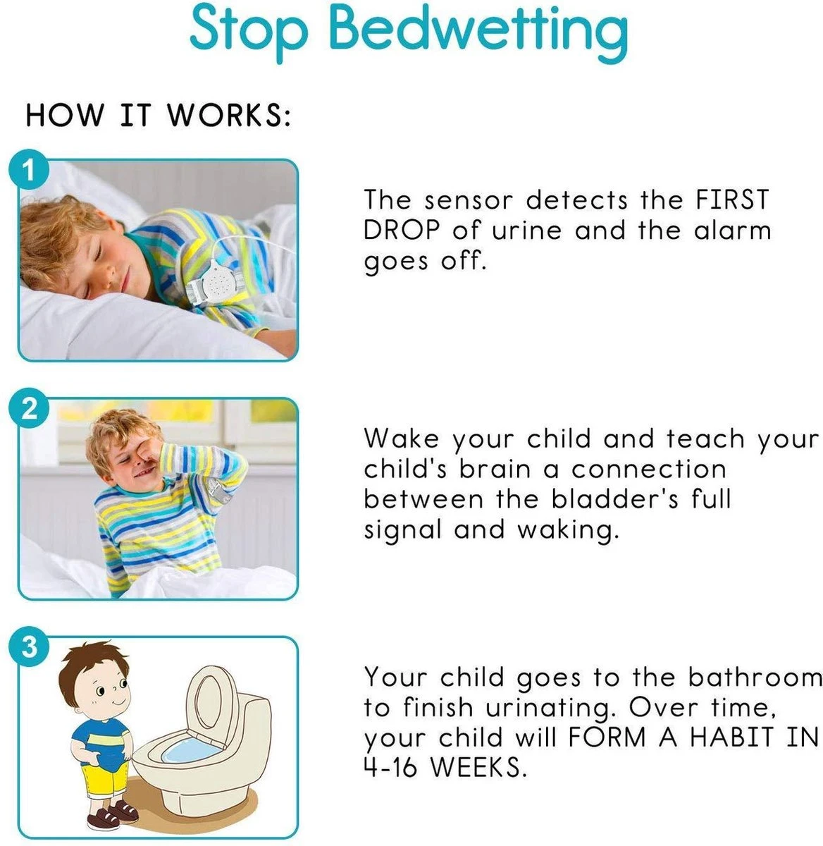 MoDo-King Plaswekker Tegen Bedplassen 2 MoDo-King Plaswekker Tegen Bedplassen - Afbeelding 2