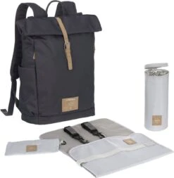 LÄSSIG Luiertas Rolltop Backpack Rugzak Incl Verschoningsmatje Denim Blauw Limited Edition -Aanbiedingen BIBS Winkel 1170x1200 16