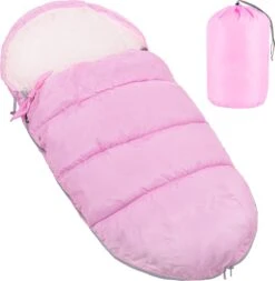 Springos Voetenzak | Voetenzak Buggy | Voetenzak Autostoel | Universeel | 90 Cm | Roze -Aanbiedingen BIBS Winkel 1172x1200 20