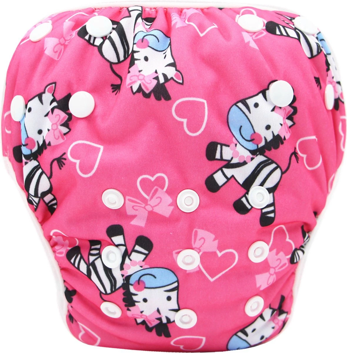 RAMBUX® - Zwemluier - Zebra - Wasbaar & Verstelbaar - Zwembroek Voor Zwembad - Zwemshort Baby & Peuter - 3-15 KG - 0-3 Jaar 1 RAMBUX® - Zwemluier - Zebra - Wasbaar & Verstelbaar - Zwembroek Voor Zwembad - Zwemshort Baby & Peuter - 3-15 KG - 0-3 Jaar