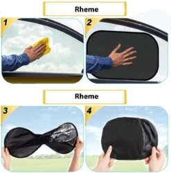 Zonnescherm Auto - Zonwering - Zijruit - UV Protectie - 2 Stuks - Statisch - Rheme -Aanbiedingen BIBS Winkel 1181x1200 13