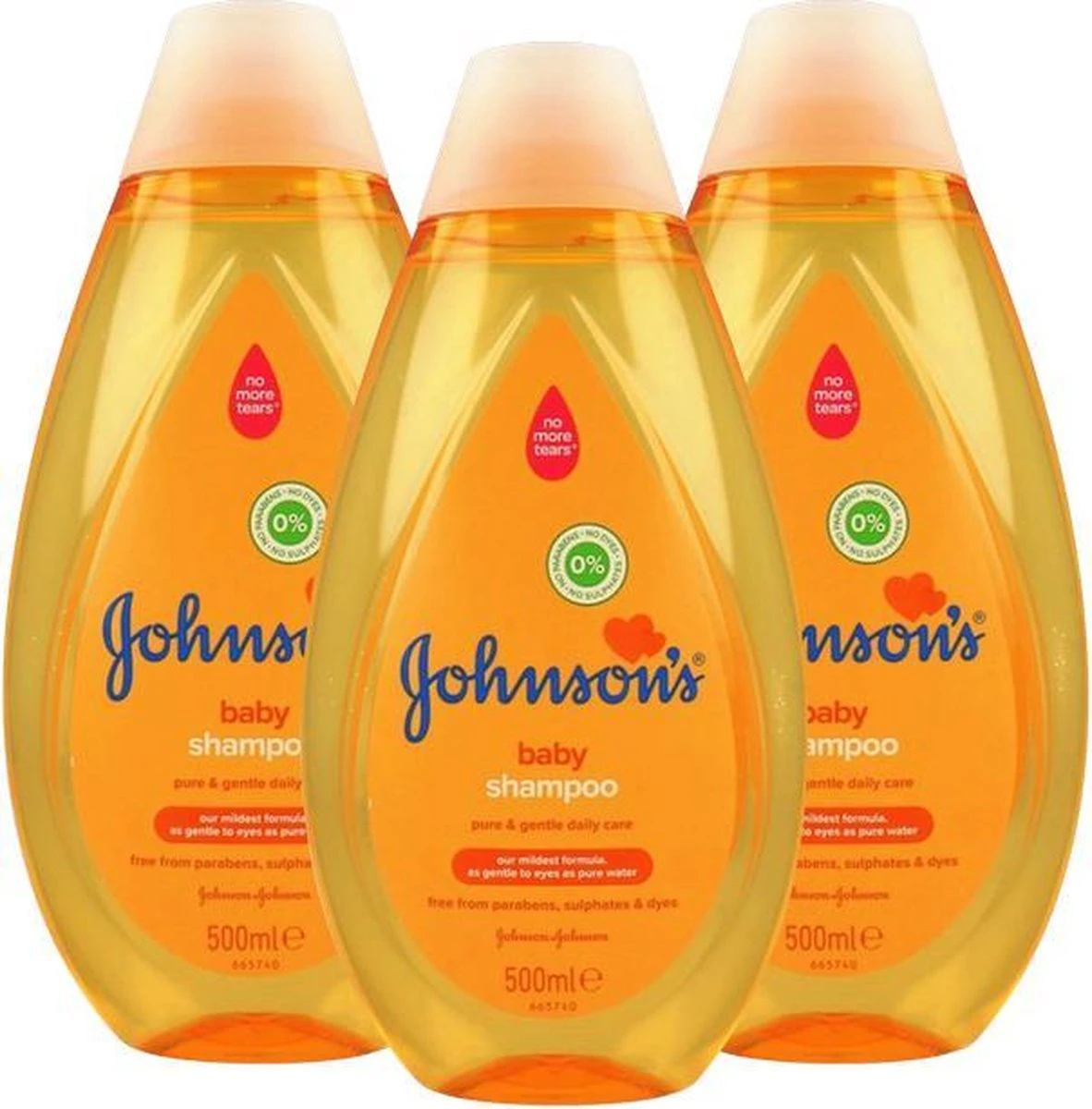 Johnson's Baby Shampoo Newpack 3 X 500ml- Voordeelverpakking 1 Johnson's Baby Shampoo Newpack 3 X 500ml- Voordeelverpakking
