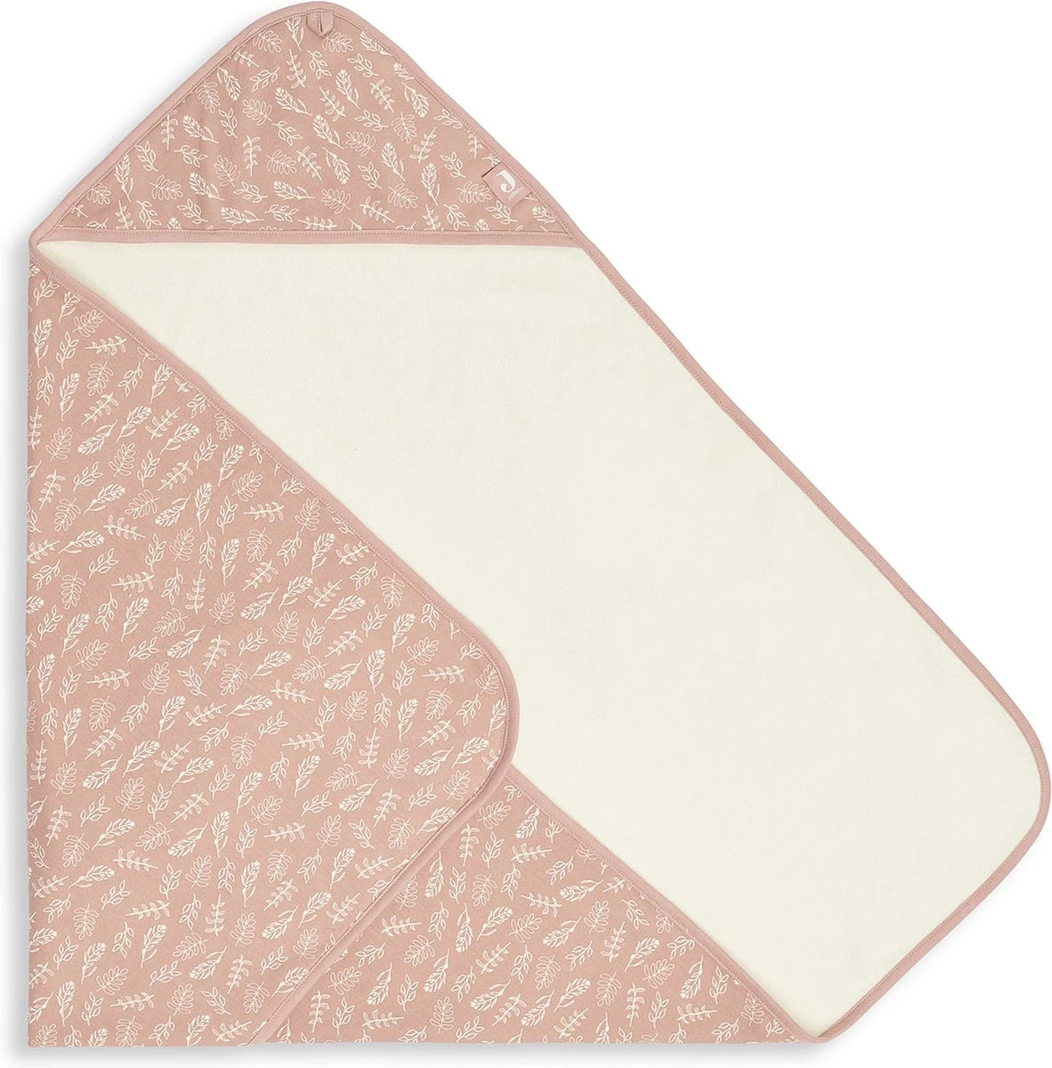 Jollein Badcape Meadow 75x75cm - Rosewood 1 Jollein Badcape Meadow 75x75cm - Rosewood