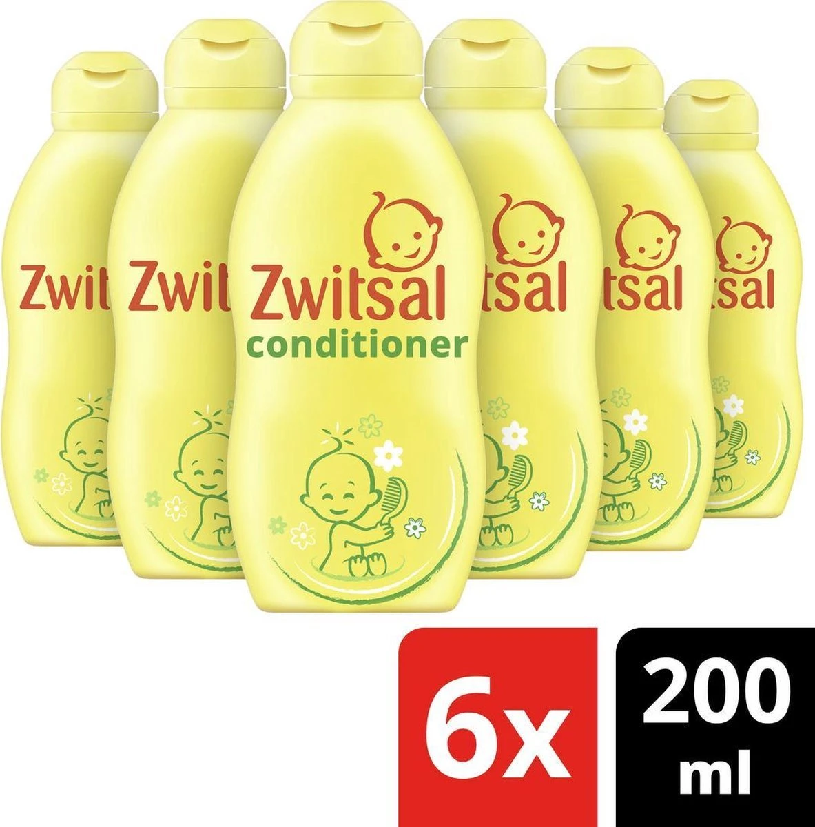 Zwitsal Conditioner 200 Ml 6 Stuks 1 Zwitsal Conditioner 200 Ml 6 Stuks