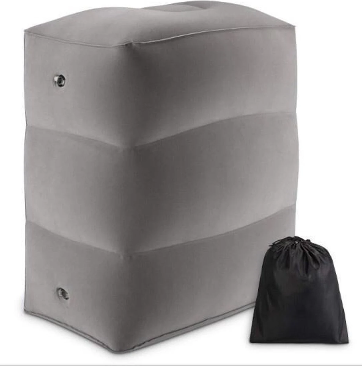 Vliegtuigbedje - Reiskussen - Voetensteun - Multifunctioneel Opblaasbaar Kussen Voor In Het Vliegtuig - Auto - Trein 2 Vliegtuigbedje - Reiskussen - Voetensteun - Multifunctioneel Opblaasbaar Kussen Voor In Het Vliegtuig - Auto - Trein - Afbeelding 2