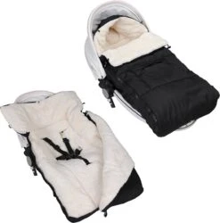 Monzana Voetenzak - Voor Kinderwagen Of Stoeltje - 93x56cm Zwart -Aanbiedingen BIBS Winkel 1185x1200 25