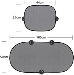 Zonnescherm Auto - Zonwering - Zijruit - Achterruit - UV Protectie - Set Van 3 - Rheme -Aanbiedingen BIBS Winkel 1186x1200 15