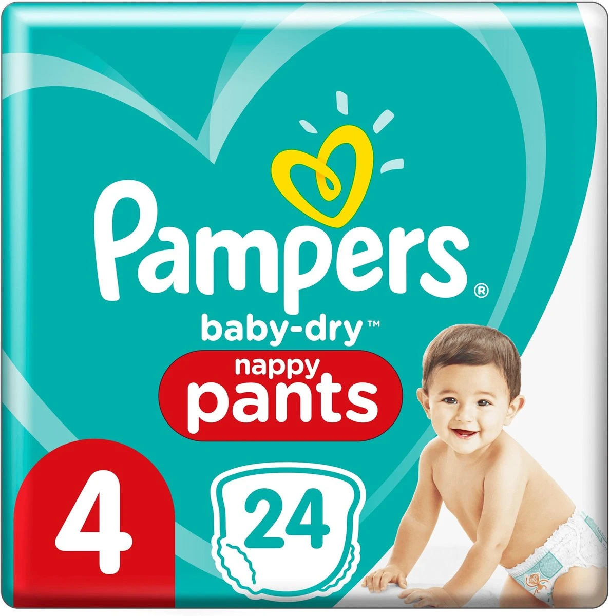 Pampers® Pampers Baby-Dry Pants Maat 4 (9kg-15kg) - 24 Luierbroekjes 14 Pampers® Pampers Baby-Dry Pants Maat 4 (9kg-15kg) - 24 Luierbroekjes - Afbeelding 14