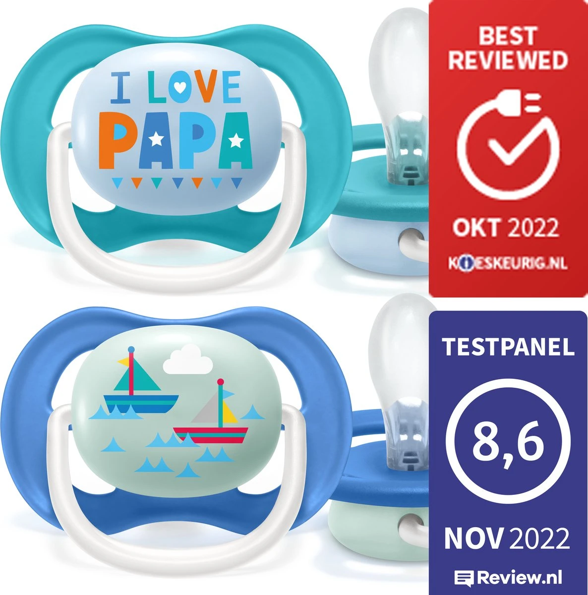 Philips Avent Ultra-air SCF080/03 - Fopspeen - 6-18 Maanden - 2 Stuks 2 Philips Avent Ultra-air SCF080/03 - Fopspeen - 6-18 Maanden - 2 Stuks - Afbeelding 2