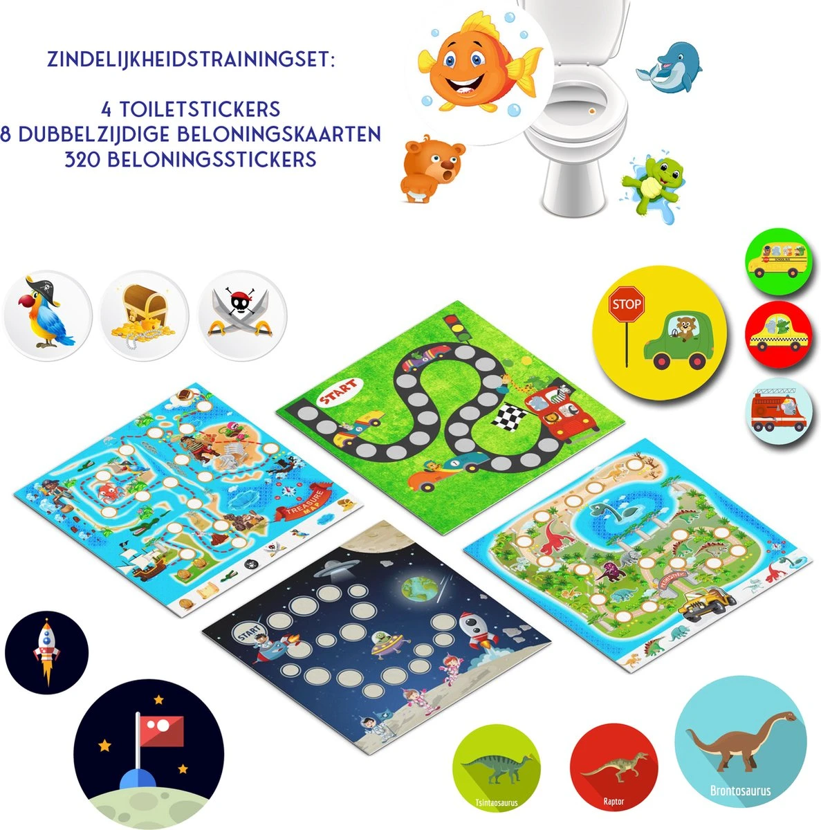 Zindelijkheidstraining Beloningssystemen + Plasstickers | 8 Dubbelzijdige Beloningskaarten + 320 Beloningsstickers En 4 Plasstickers | Kinderen Belonen Met Stickers Werkt! Belonen Met Stickers | Beloningsysteem Jongens | Zindelijk Maken Op Het Potje 1 Zindelijkheidstraining Beloningssystemen + Plasstickers | 8 Dubbelzijdige Beloningskaarten + 320 Beloningsstickers En 4 Plasstickers | Kinderen Belonen Met Stickers Werkt! Belonen Met Stickers | Beloningsysteem Jongens | Zindelijk Maken Op Het Potje