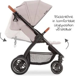 Hauck UpTown Buggy - Met één Hand Opvouwbaar - Beige -Aanbiedingen BIBS Winkel 1188x1200 21